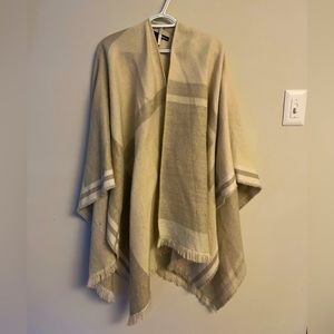 Cream Wrap Around Cape